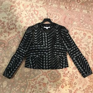 Diane Von Furstenberg Black and White Blazer
